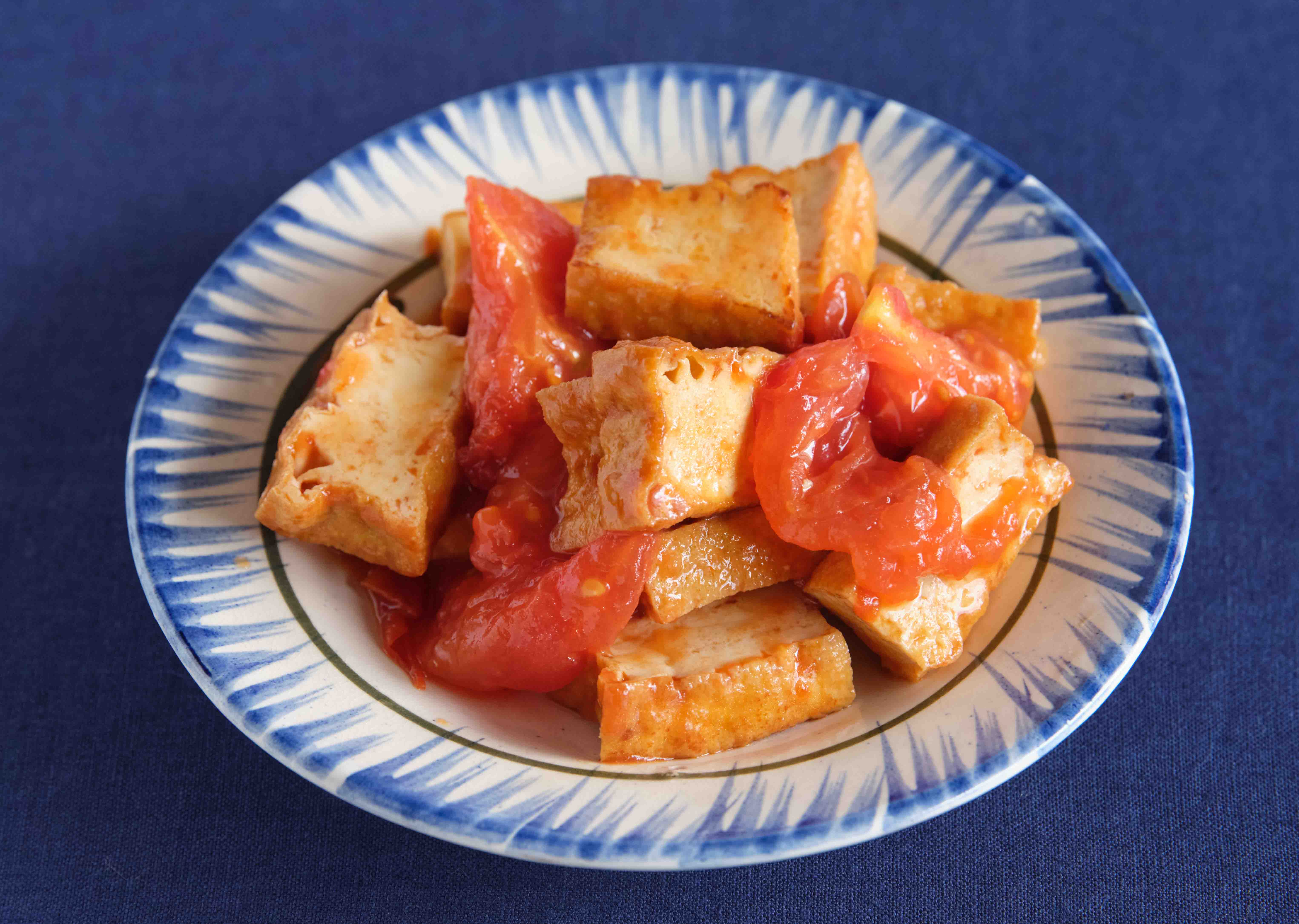 厚揚げのトマト煮