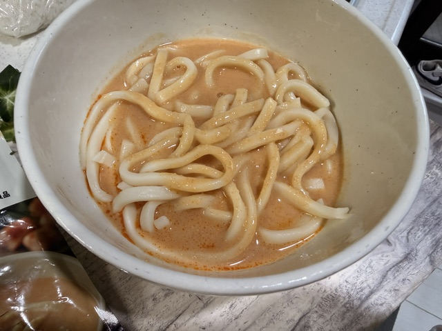 明太子と生クリームのスープ