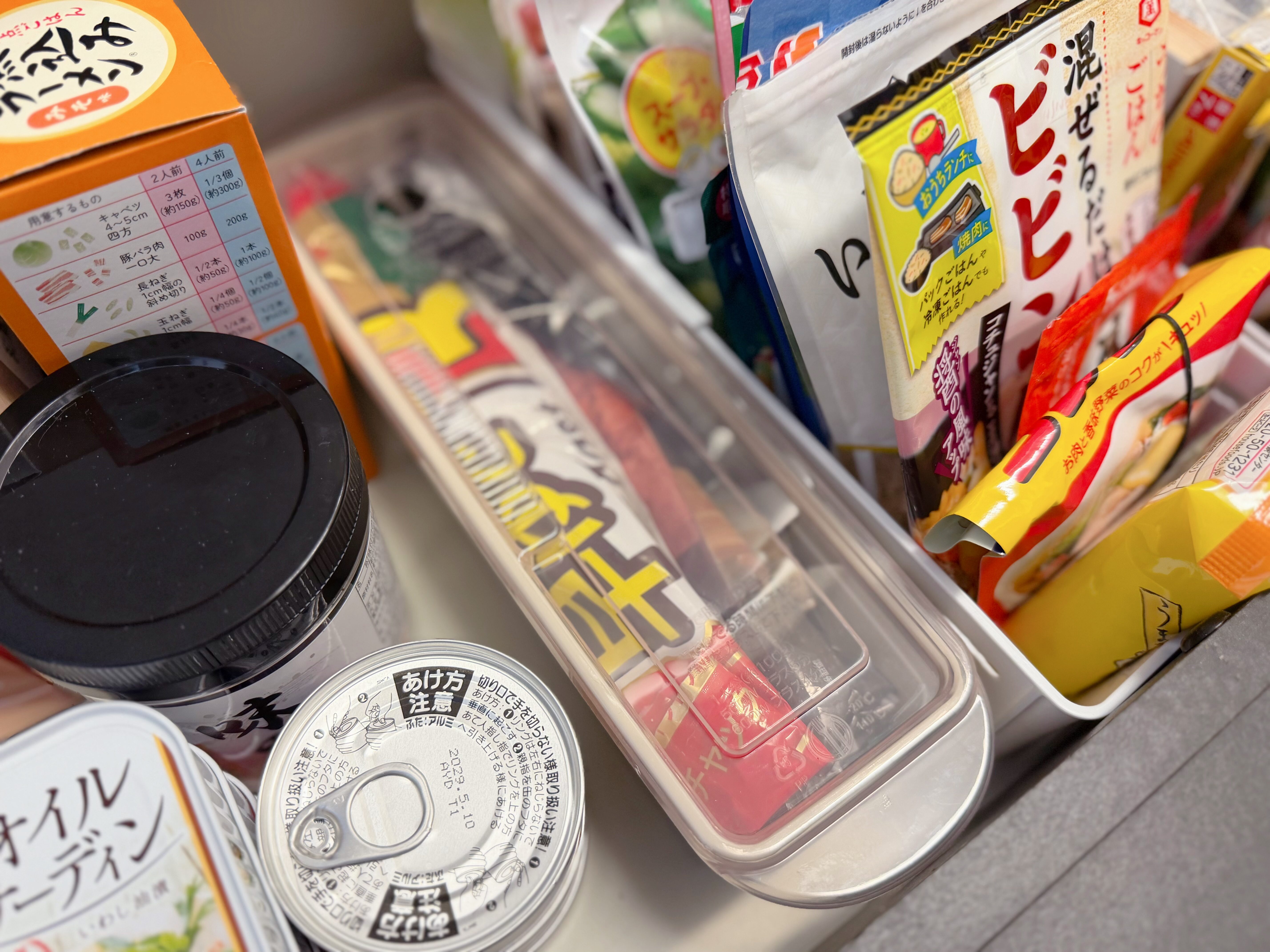 使わないときは「パスタ収納ケース」になる