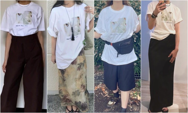 【ユニクロ】チャリティTシャツ“スワンT”がバズっている！みんなの着こなしをチェック