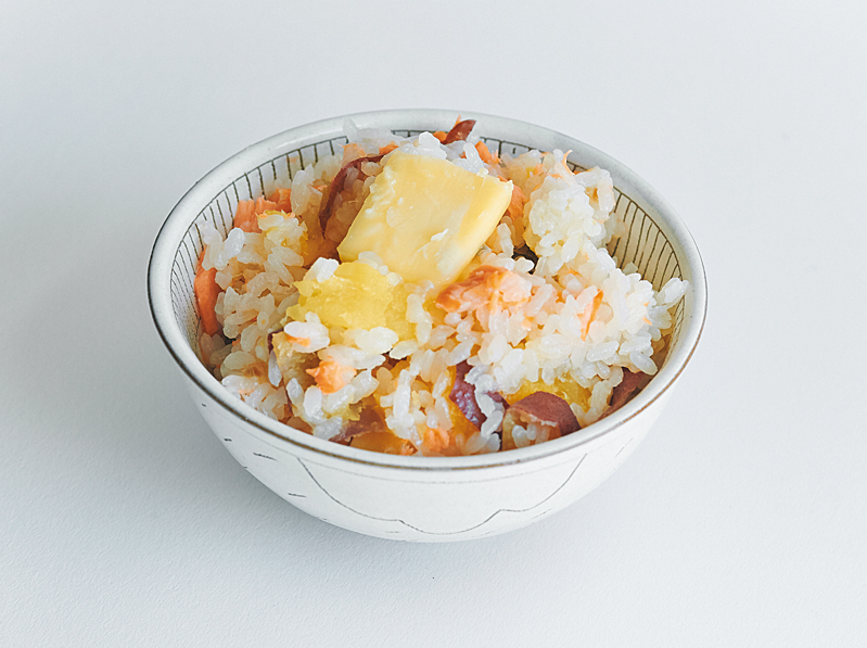 秋の炊き込みご飯