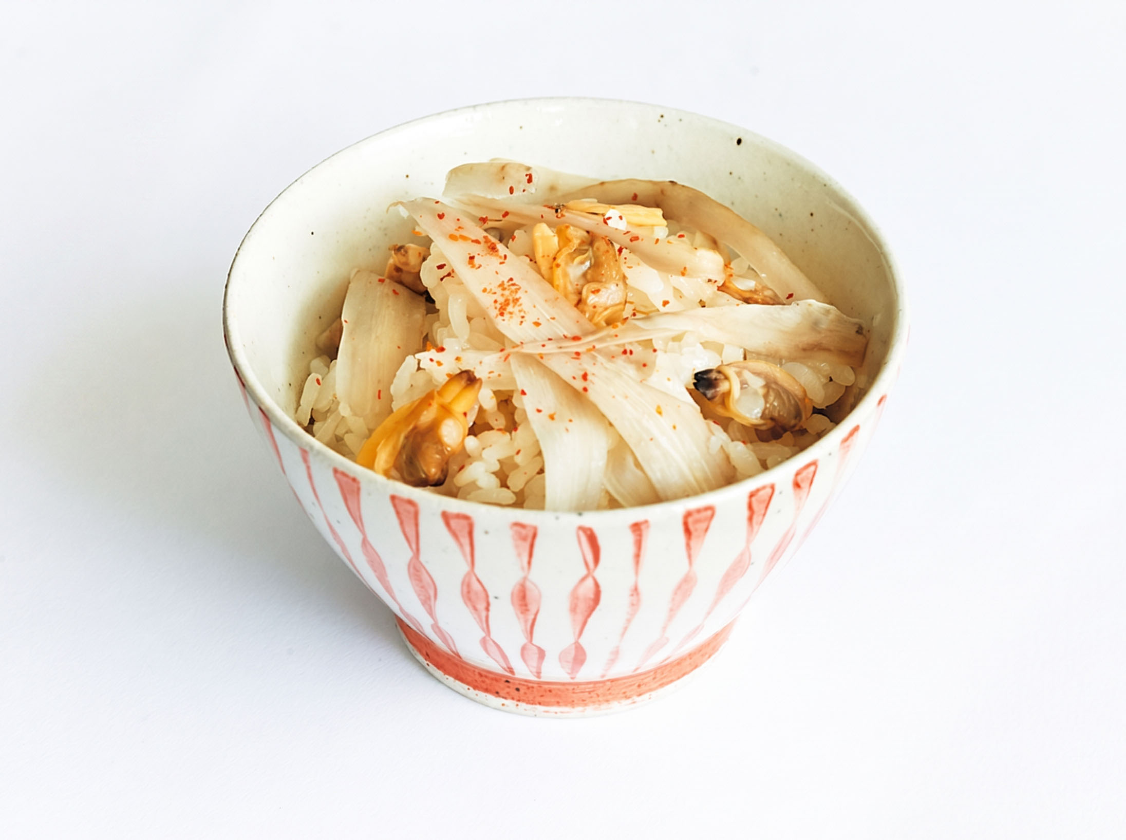 あさりとごぼうの炊き込みごはん