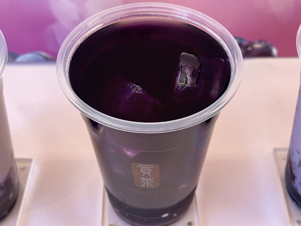 ゴンチャの「JUICY 巨峰 ティーエード」