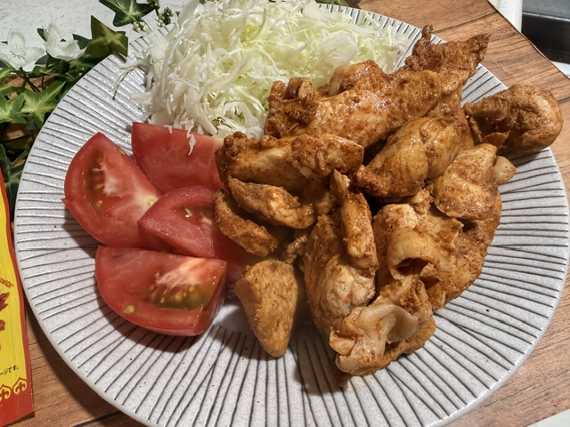 ケバブの素　盛り付け例