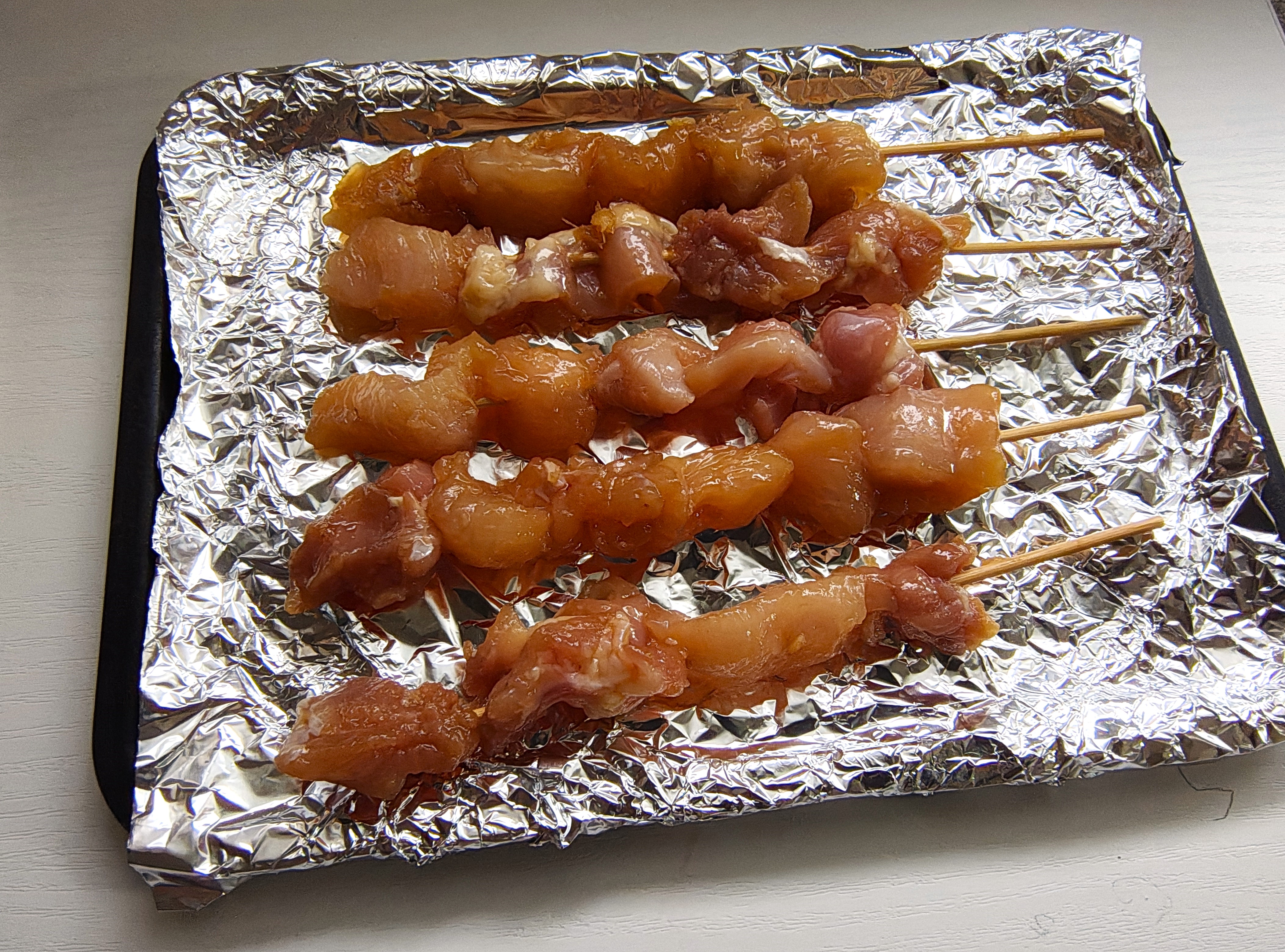 焼く前のサテアヤム