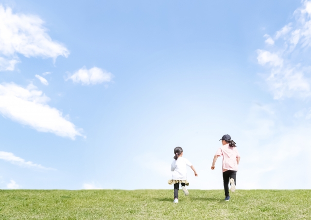道具なしで公園遊び