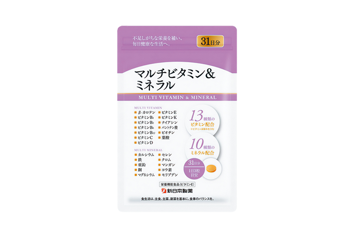 新日本製薬 Fun and Health「マルチビタミン＆ミネラル」