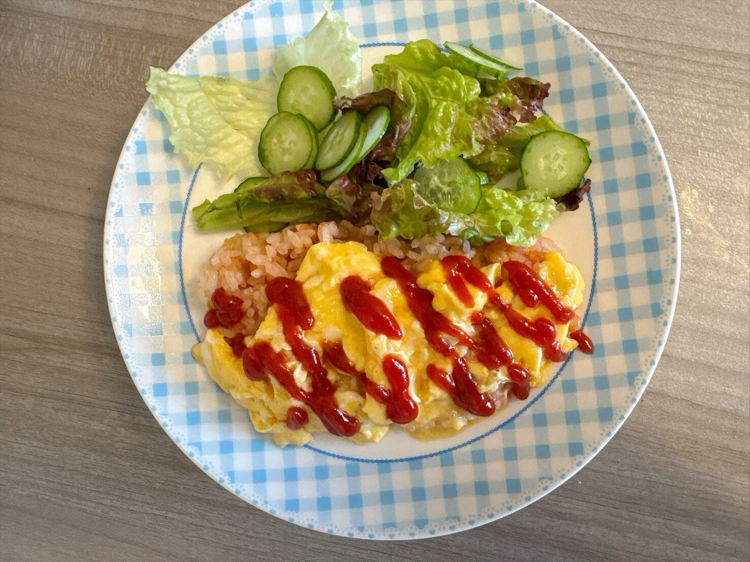 レンジでオムライス風ごはん